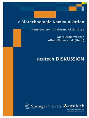 cover image of Biotechnologie-Kommunikation